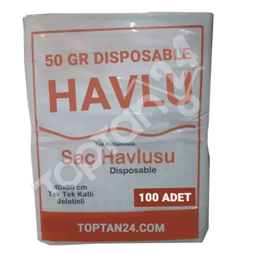 Tek Kullanımlık Saç Havlusu 50 Gr 40x80
