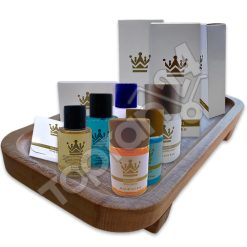 Otel Buklet İkram Tepsisi Ahşap