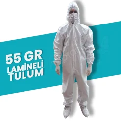 Laminasyonlu Su Geçirmez Tela Tulum XXL