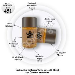 Otel Şampuanı Geniş Kapak Kraft 30 Ml