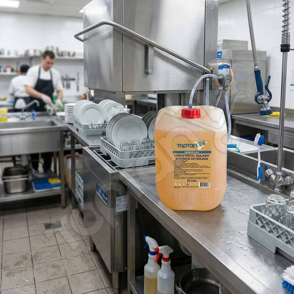 Endüstriyel Bulaşık Makinesi Deterjanı 20 Lt - Görsel 5